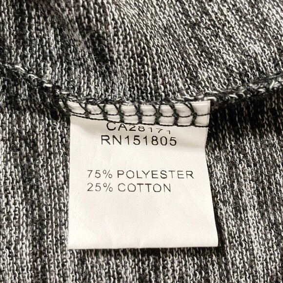 PAPA Heathered charcoal light grey cowl turtleneck top NWT MEDIUM LARGE sweater - Picture 12 of 14